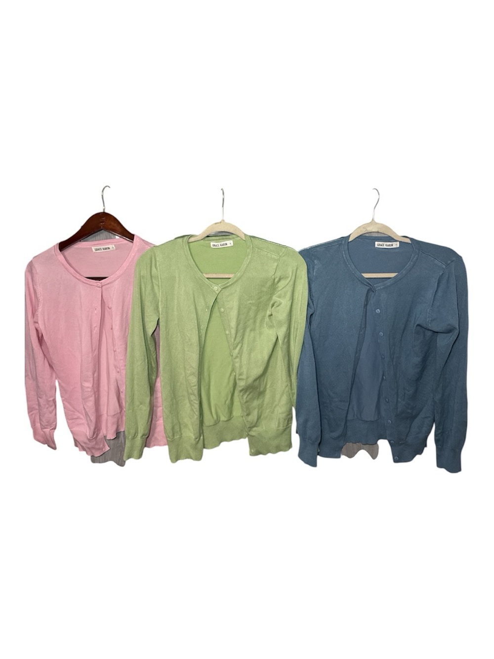 Grace Karin LOT OF 3 Button Up Cardigans Size Small
